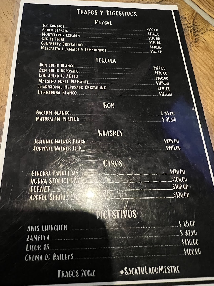 MESTRE CARNISSER Menu - Image 3